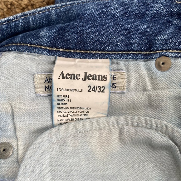 Acne studio women’s skinny jeans. Size 24/32 - Picture 5 of 5
